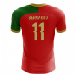 2023-2024 Portugal Flag Home Concept Football Shirt (Bernardo 11)