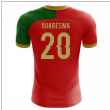 2025-2026 Portugal Flag Home Concept Football Shirt (Quaresma 20)