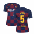 2019-2020 Barcelona Home Nike Ladies Shirt (PUYOL 5)