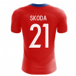 2023-2024 Czech Republic Home Concept Football Shirt (SKODA 21)