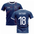2023-2024 Glasgow Home Concept Football Shirt (GATTUSO 18)