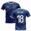 2025-2026 Glasgow Home Concept Football Shirt (GATTUSO 18)