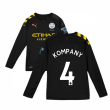 2019-2020 Manchester City Puma Away Long Sleeve Shirt (Kids) (KOMPANY 4)