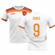 2023-2024 Roma Away Concept Football Shirt (DZEKO 9)