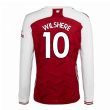 2020-2021 Arsenal Adidas Home Long Sleeve Shirt (WILSHERE 10)