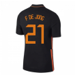 2020-2021 Holland Away Nike Football Shirt (F DE JONG 21)