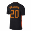 2020-2021 Holland Away Nike Football Shirt (VAN DE BEEK 20)