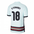 2020-2021 Portugal Away Nike Football Shirt (B Fernandes 18)