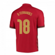 2020-2021 Portugal Home Nike Shirt (Kids) (B.Fernandes 8)