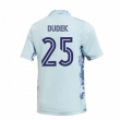 2020-2021 Real Madrid Home Goalkeeper Shirt (Kids) (DUDEK 25)