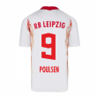 2020-2021 Red Bull Leipzig Home Nike Football Shirt (POULSEN 9)