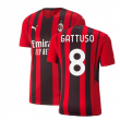 2021-2022 AC Milan Authentic Home Shirt (GATTUSO 8)