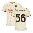 2021-2022 AC Milan Away Shirt (SAELEMAEKERS 56)