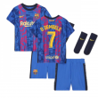 2021-2022 Barcelona Infants 3rd Kit (O DEMBELE 7)