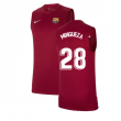 2021-2022 Barcelona Sleeveless Top (Red) (MINGUEZA 28)