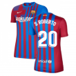 2021-2022 Barcelona Womens Home Shirt (S ROBERTO 20)
