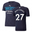 2021-2022 Man City Authentic Third Shirt (JOAO CANCELO 27)