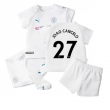 2021-2022 Man City Away Baby Kit (JOAO CANCELO 27)