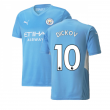 2021-2022 Man City Home Shirt (DICKOV 10)