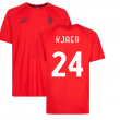 2022-2023 AC Milan Casuals Tee (Red) (KJAER 24)