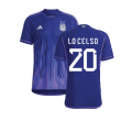 2022-2023 Argentina Authentic Away Shirt (LO CELSO 20)