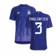 2022-2023 Argentina Authentic Away Shirt (TAGLIAFICO 3)
