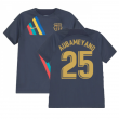 2022-2023 Barcelona Pre-Match Training Shirt (Obsidian) - Kids (AUBAMEYANG 25)