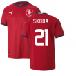 2022-2023 Czech Republic Home Shirt (Kids) (SKODA 21)