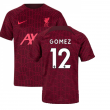 2022-2023 Liverpool Pre-Match Training Shirt (Red) - Kids (GOMEZ 12)