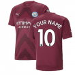 2022-2023 Man City SS Goalkeeper Shirt (Grape Wine) (Your Name)