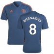 2022-2023 Man Utd Training Shirt (Blue) (B.FERNANDES 8)