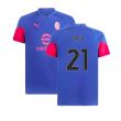 2023-2024 AC Milan Training Jersey (Royal Sapphire) (Pirlo 21)