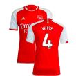 2023-2024 Arsenal Home Shirt (White 4)