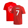 2024-2025 Arsenal DNA Graphic Tee (Red) (Saka 7)