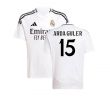 2024-2025 Real Madrid Home Shirt (Kids) (Arda Guler 15)