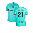 2023-2024 Barcelona Third Shirt (De Jong 21)