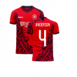 Aberdeen 2023-2024 Home Concept Football Kit (Libero) (ANDERSON 4) - Adult Long Sleeve