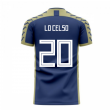 Argentina 2025-2026 Away Concept Football Kit (Viper) (LO CELSO 20)