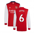 Arsenal 2021-2022 Long Sleeve Home Shirt (ADAMS 6)