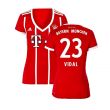 Bayern Munich 2017-18 Womens Home Shirt (XL) ((Excellent) XL) (Vidal 23)