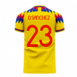 Colombia 2023-2024 Home Concept Football Kit (Libero) (D SANCHEZ 23)