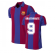 FC Barcelona 1980 - 81 Retro Football Shirt (BRAITHWAITE 12)