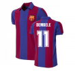 FC Barcelona 1980 - 81 Retro Football Shirt (O DEMBELE 7)