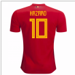 2018-2019 Belgium Adidas Home Shirt (Hazard 10) - Kids