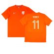 Holland 2014-15 Home Shirt (Good) (Robben 11)
