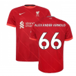 Liverpool 2021-2022 Home Shirt (Kids) (ALEXANDER ARNOLD 66)