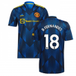 Man Utd 2021-2022 Third Shirt (B FERNANDES 18)