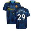 Man Utd 2021-2022 Third Shirt (Kids) (WAN BISSAKA 29)