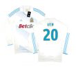 Marseille 2011-12 Player Spec Long Sleeve Home Shirt ((Excellent) L) (Ayew 20)