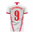 Poland 2023-2024 Home Concept Football Kit (Libero) (LEWANDOWSKI 9)